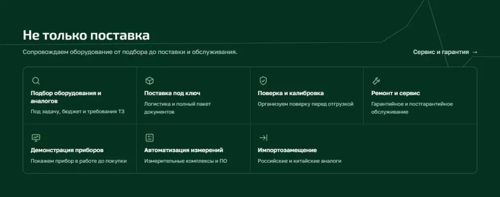 Услуги: подбор аналогов, поверка, сервис, импортозамещение